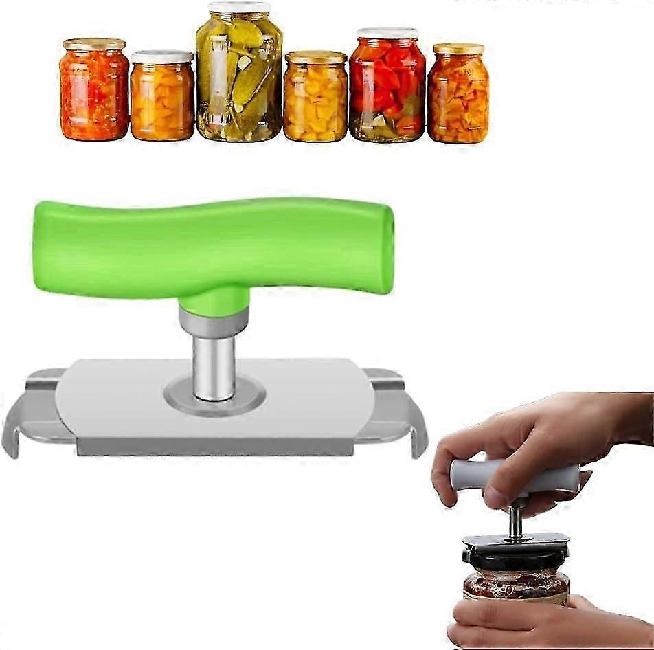 Effortless Arthritis Jar Opener, Jar Opener for Weak Hands, Easy Open Adjustable Grip Jar Opener for Seniors Arthritis Elderly, Lid and Jar Opener