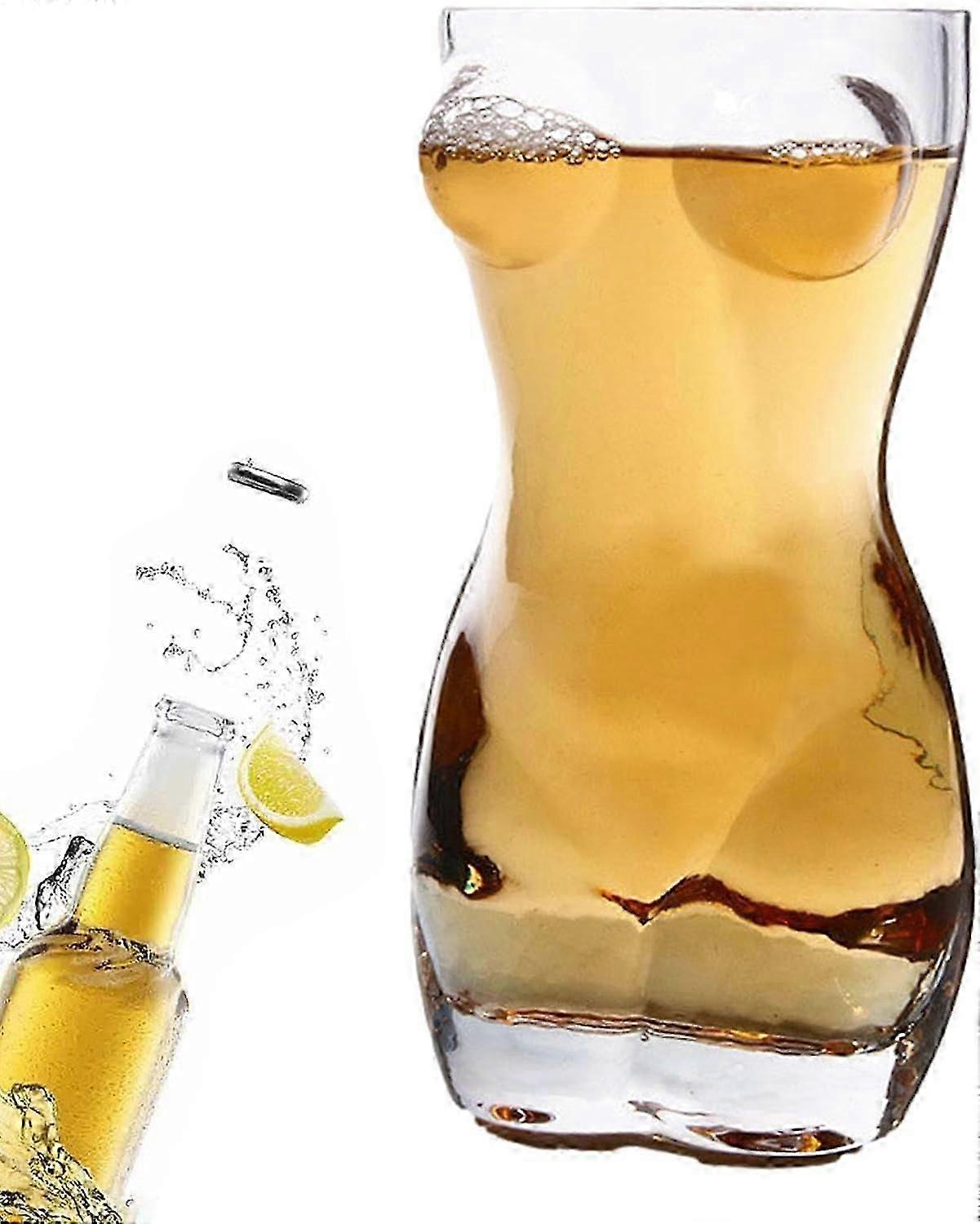 باينت جلاس مثير أنثى على شكل جسم - بيرة النبيذ -400/450/700 مل ، 100٪ جديد