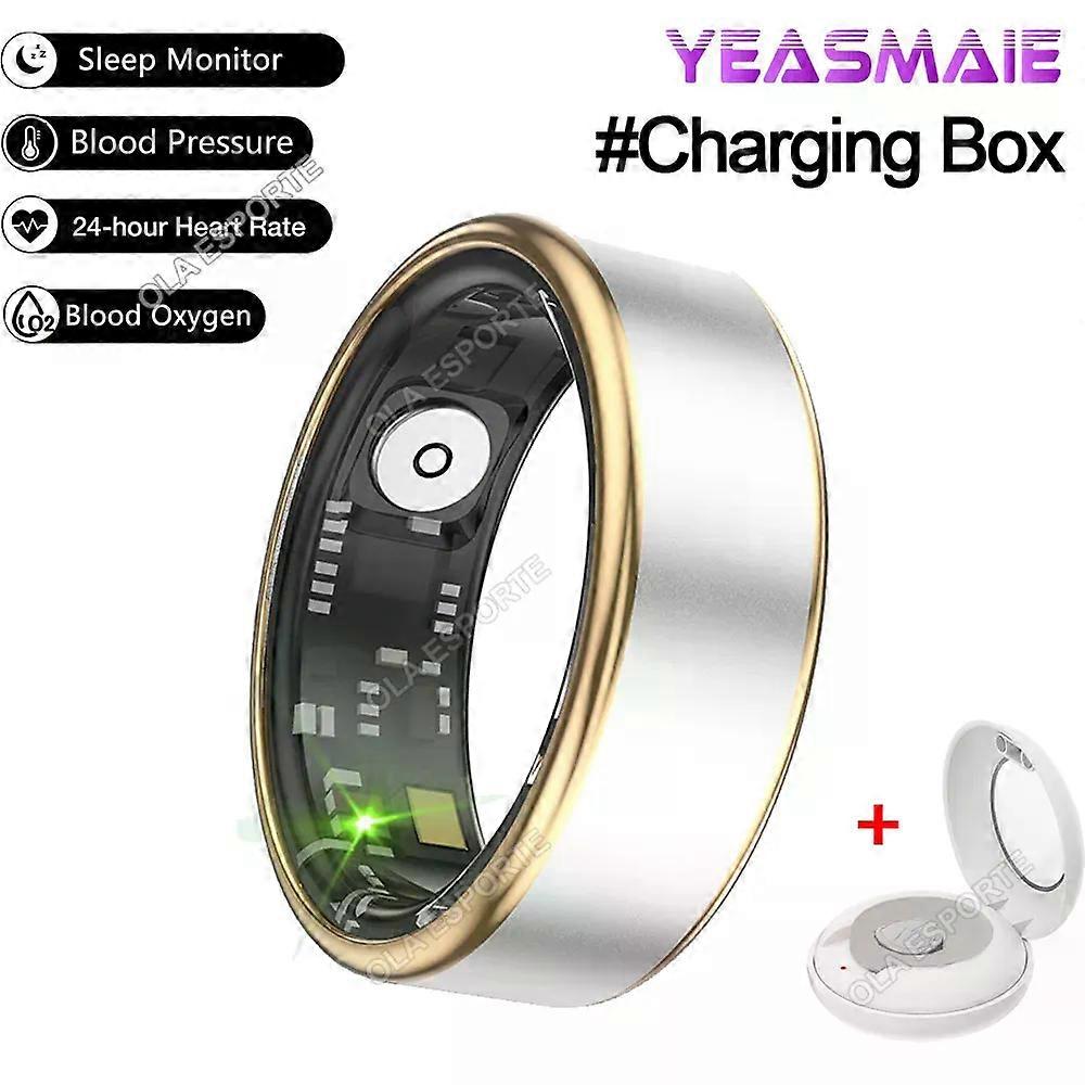 يخدع 2024 ل XIAOMI SAMSUNG Smart Ring للرجال النساء معدل ضربات القلب جهاز مراقبة الأكسجين في الدم IP68 و 5ATM مقاوم للماء Smartring وضع متعدد الرياضات