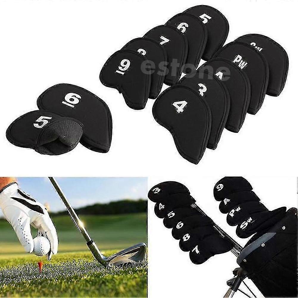 Hot Golf Cover Iron Putter Protector Set Neop 10pcs
