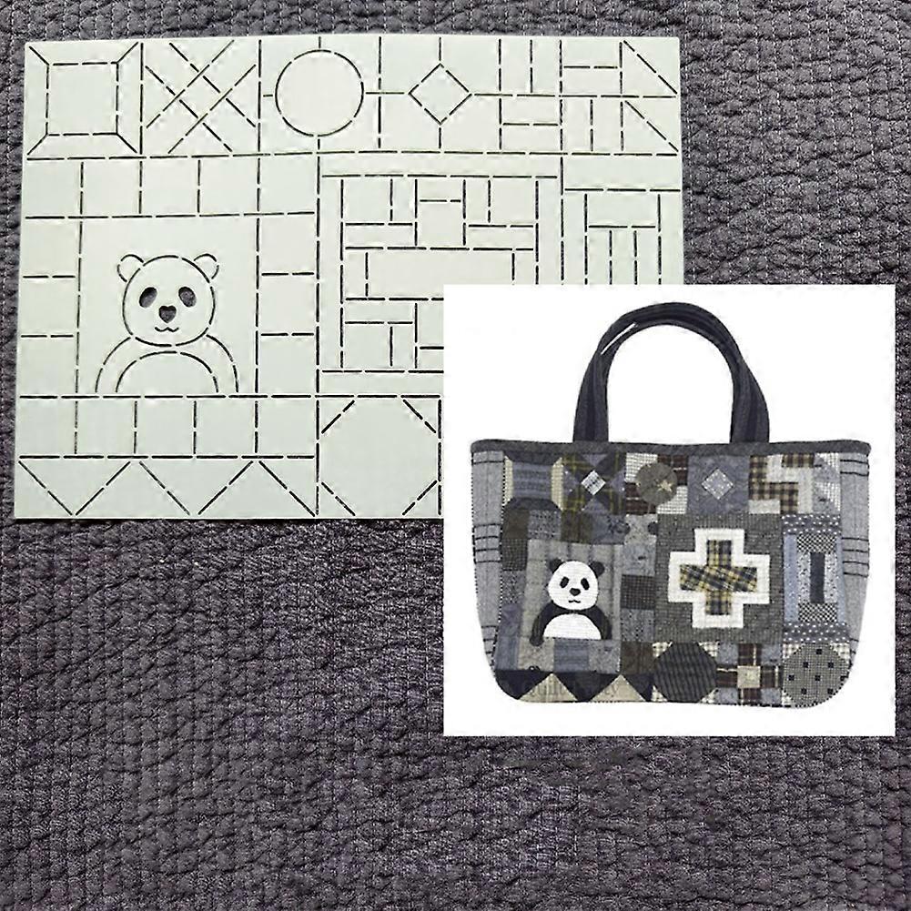 Multifunctional Quilting Stencils Reusable Drawing Board for Bag for DIY Crafting Art