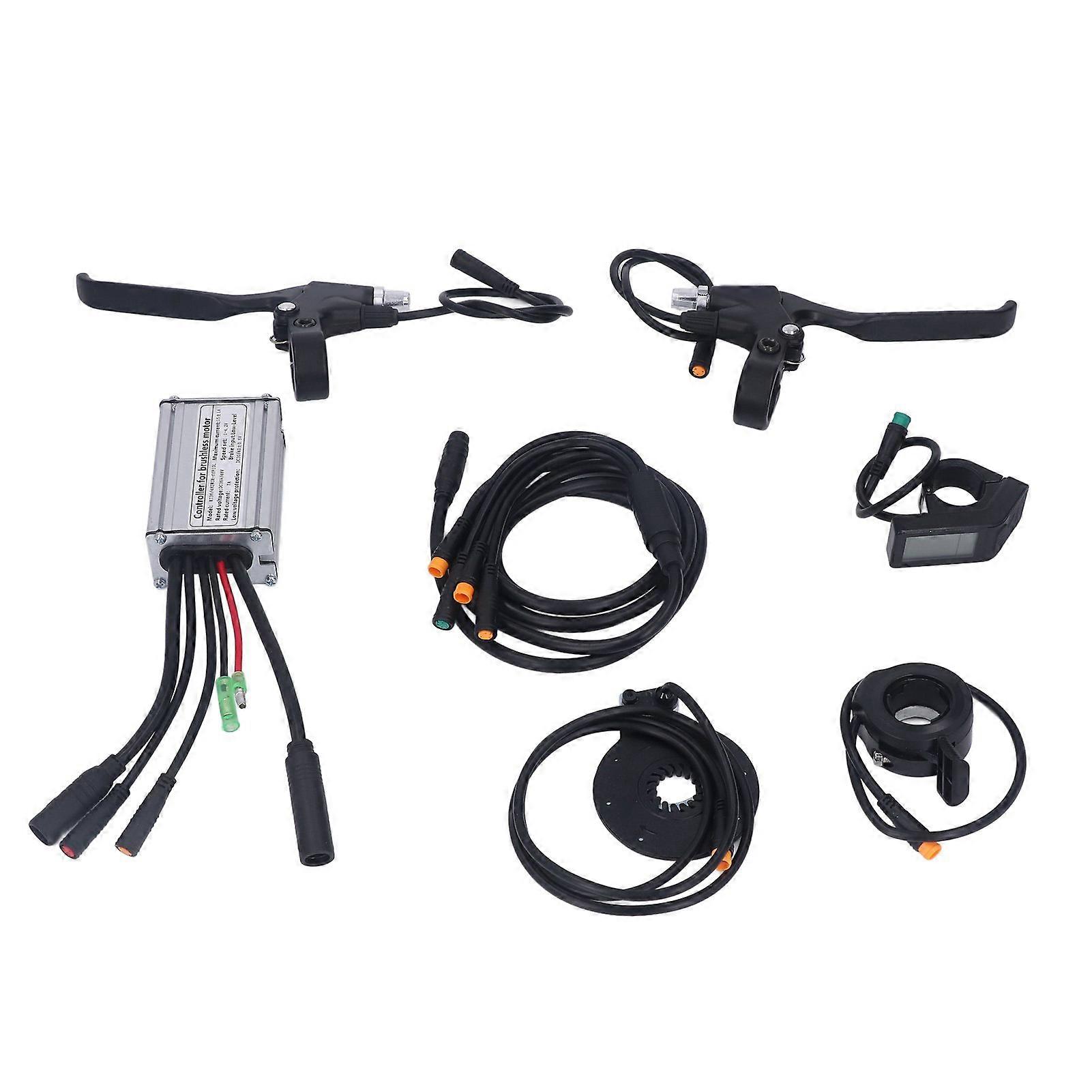 Electric Bike Modification Kit Waterproof 15A Controller LCD4 Panel Kit for 250W Motor