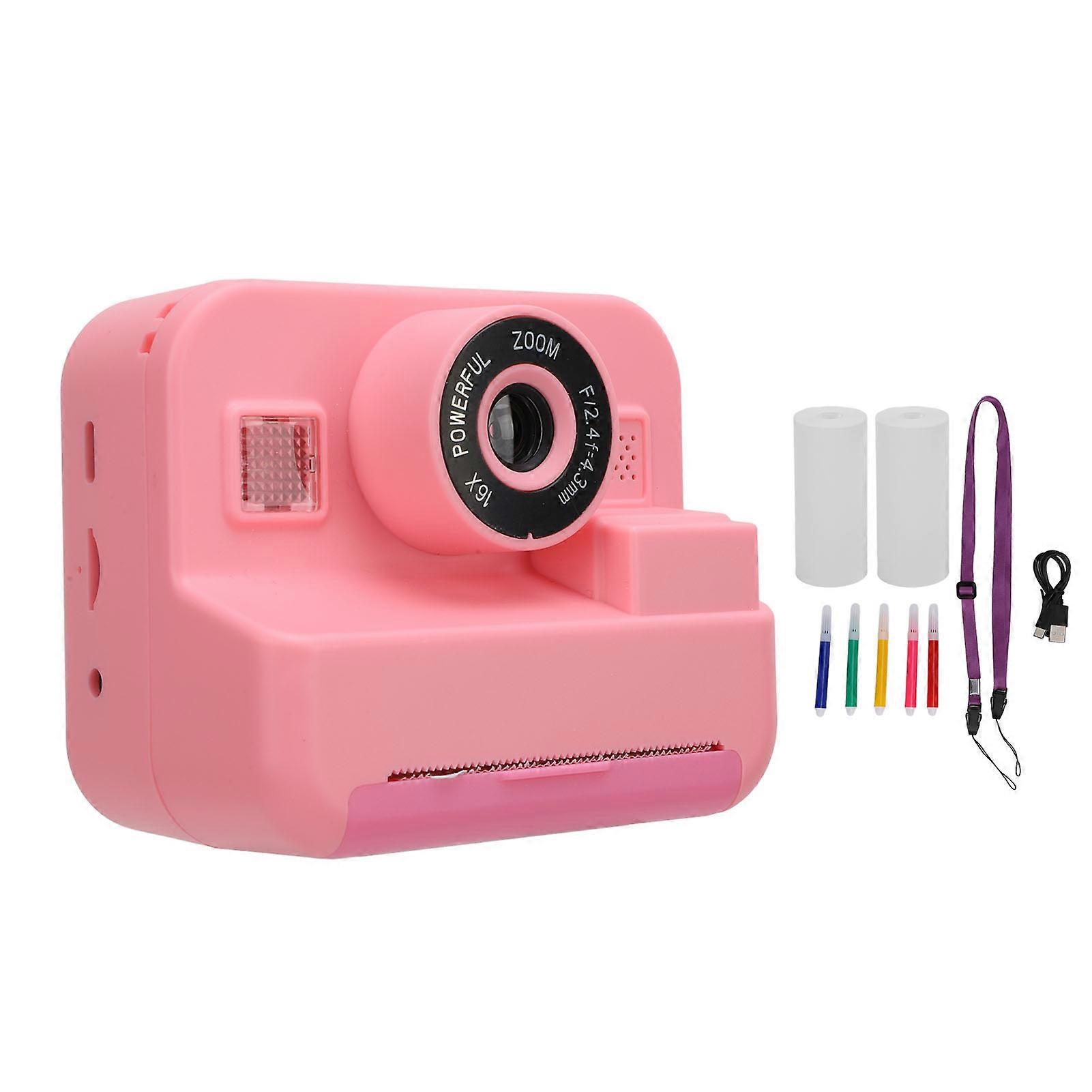 Capture and Print: Kids 12MP Instant Camera with 1080P Video and Thermal Printing