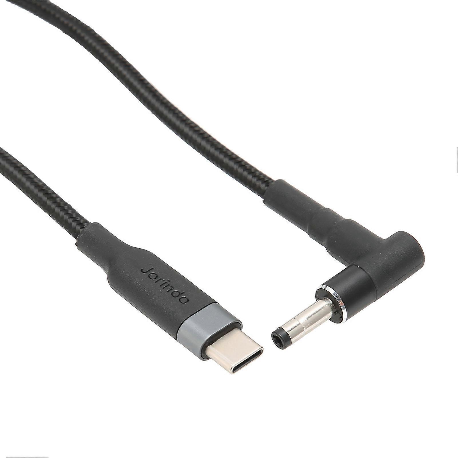 JORINDO TypC-zu-DC-Kabel 100W 5A Tragbares Leichtes Praktisches langlebiges 4,0x1,7-mm-PD-USB-zu-DC-Kabel (2 Meter)