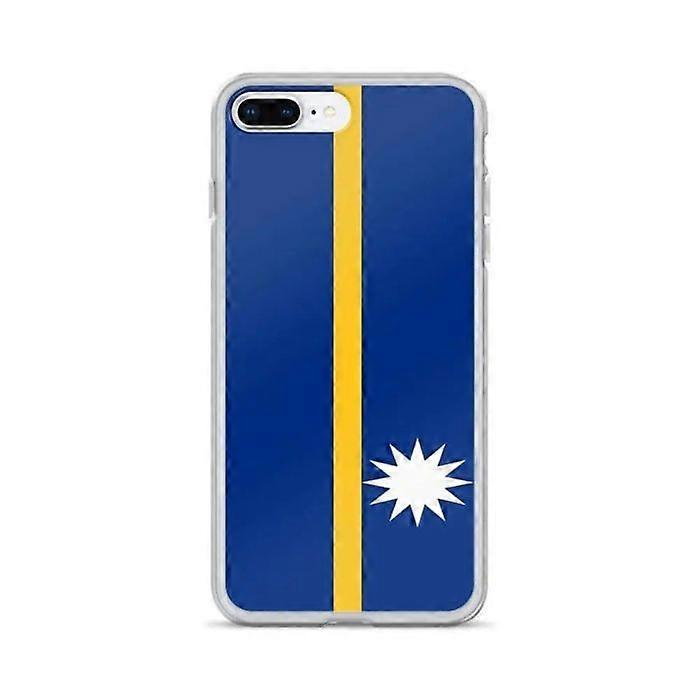 Nauru Flag Phone Case - iPhone 8 Plus