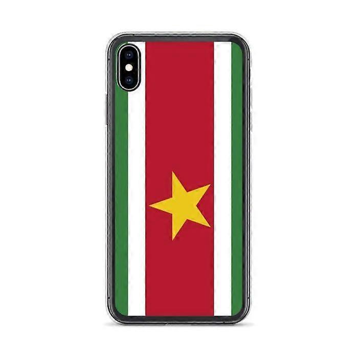 iPhone Case - Suriname - XS Max - Flexible - Multicolored - Flag Design