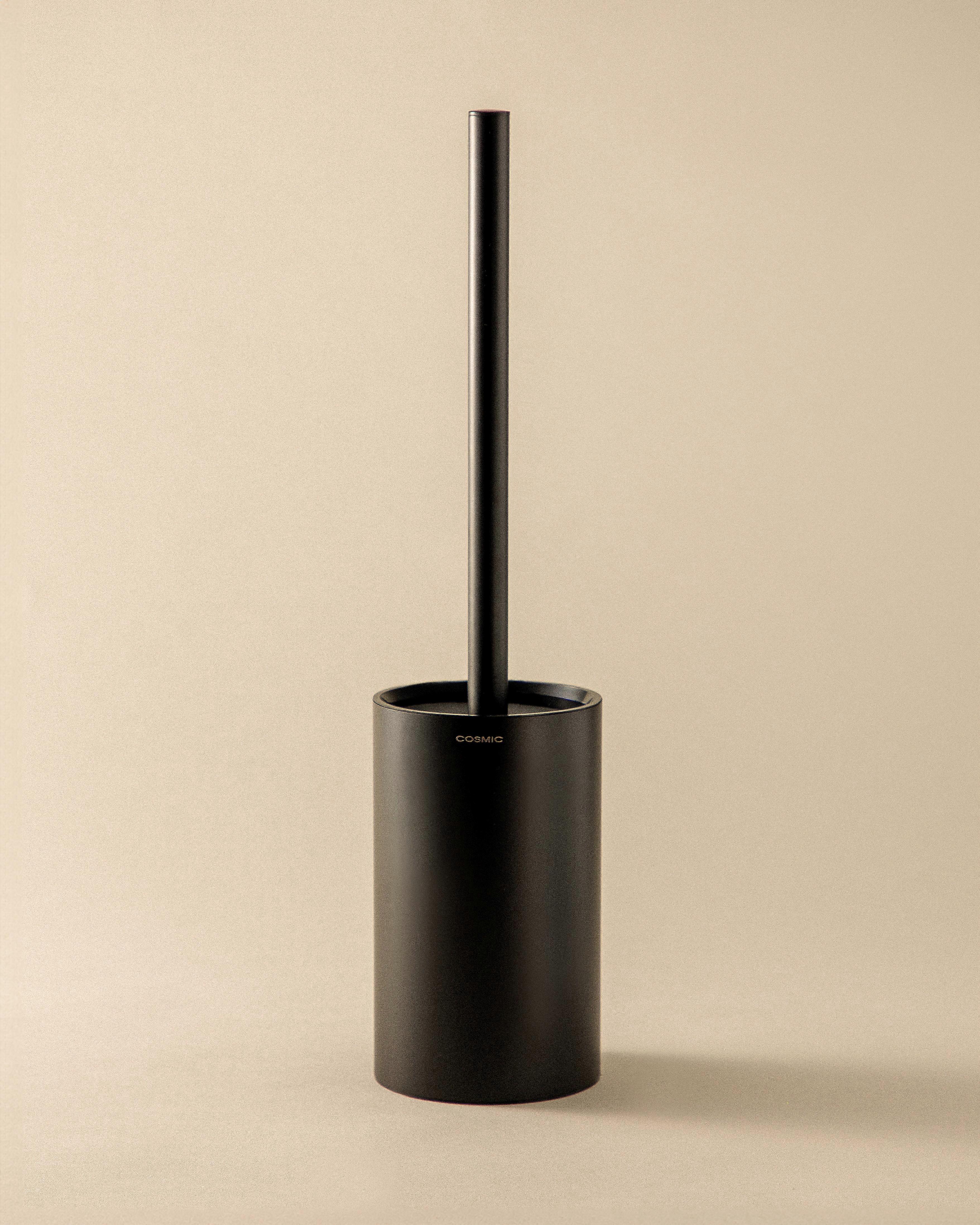 COSMIC Architect Sp Stylish and Modern Toilet Brush Holder in Matte Black Finish