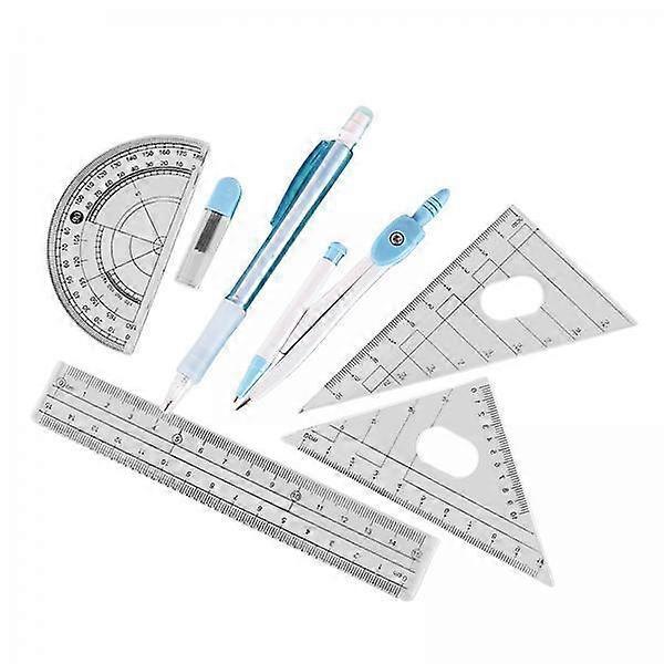 2-4pack Compass Compasses Pen Set Pencil Lead for Study Office Supplies Drawing