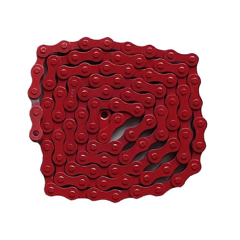Bicycle Chain, 94 Sections, Single Speed Carbon Steel, Colourful,