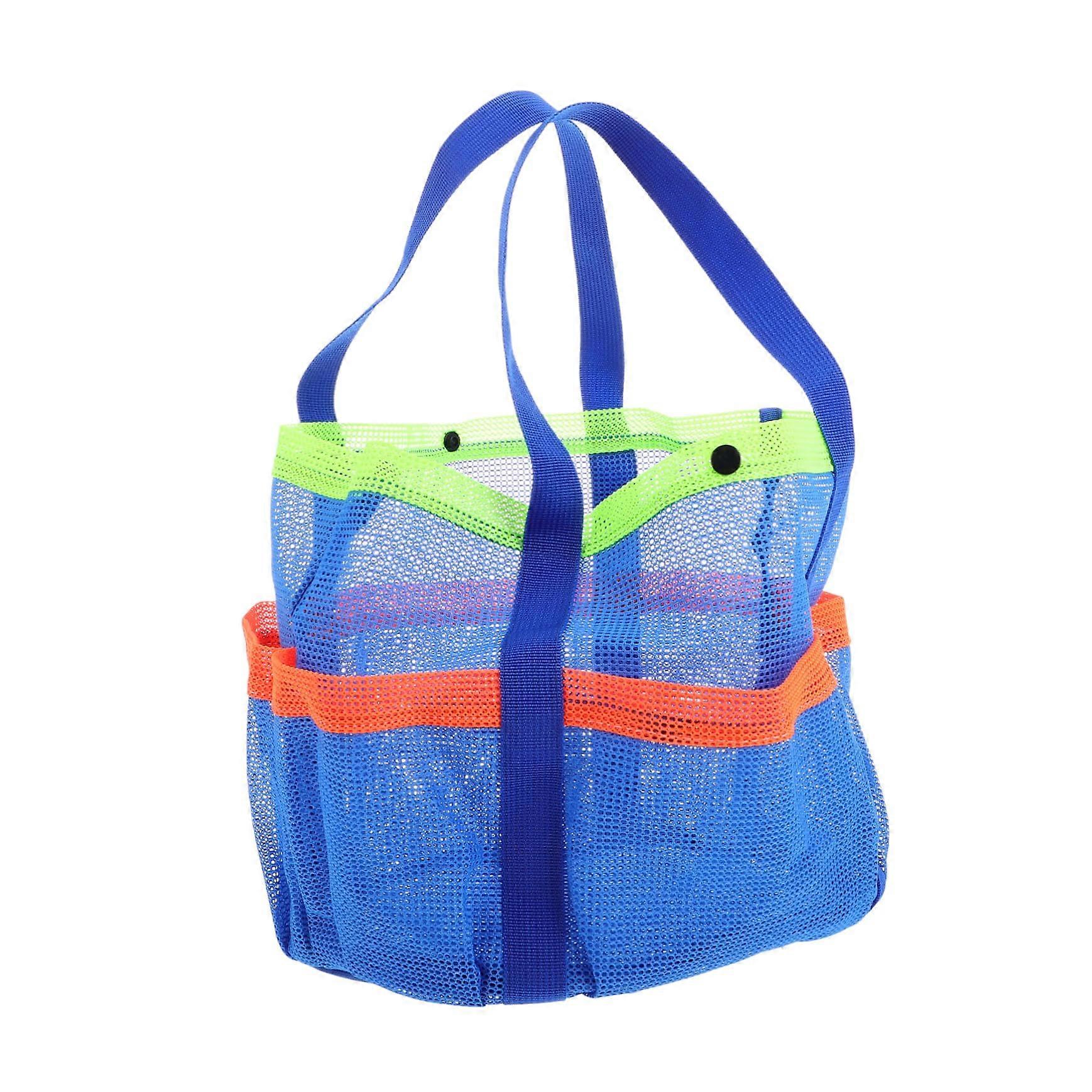 Strandtasche with large pockets net bag for women for travel camping spa and swimming