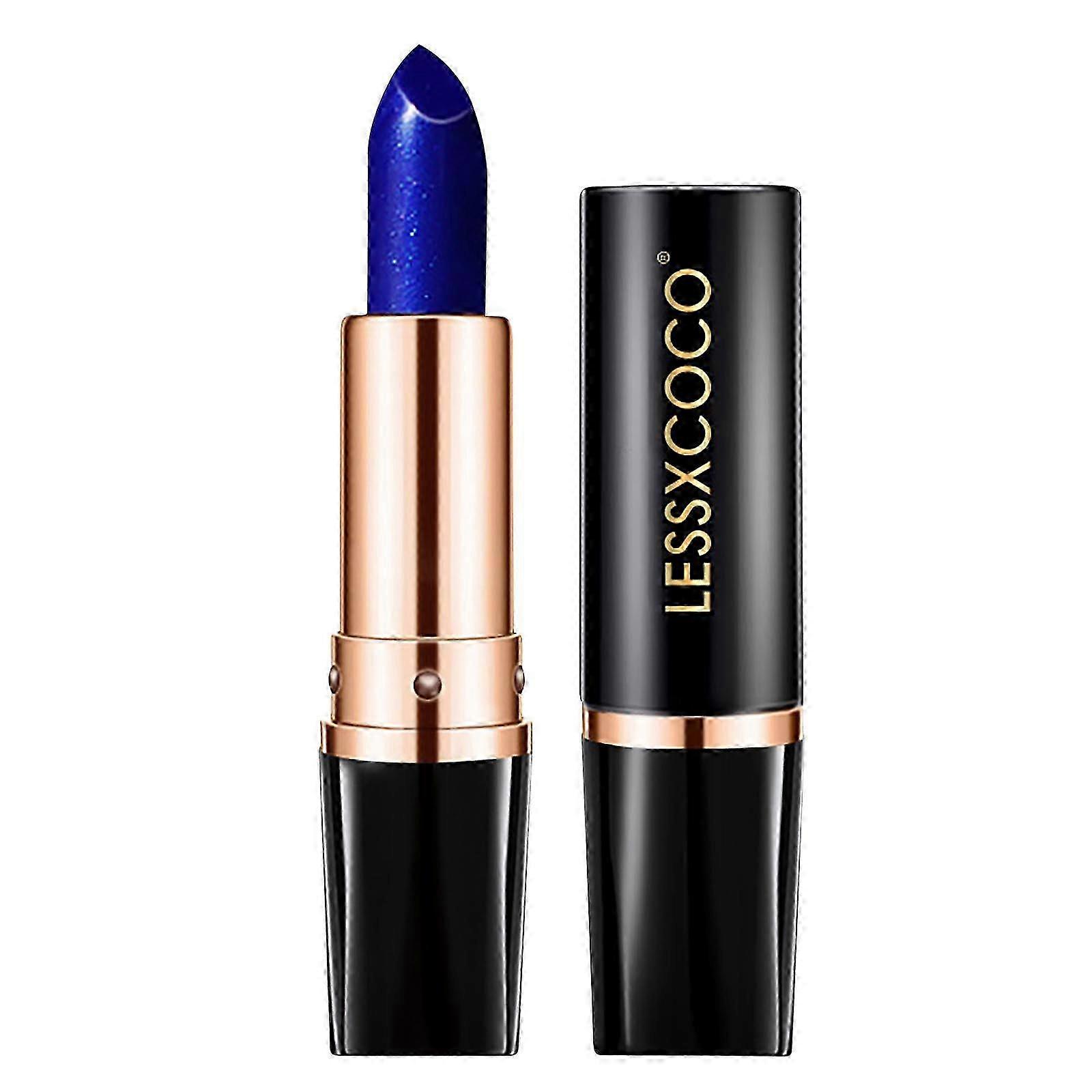 2025 LESSXCOCO Blue Enchantress Lipstick Color-changing Lipstick Moisturizing And Non-stick Cup And Non-fading