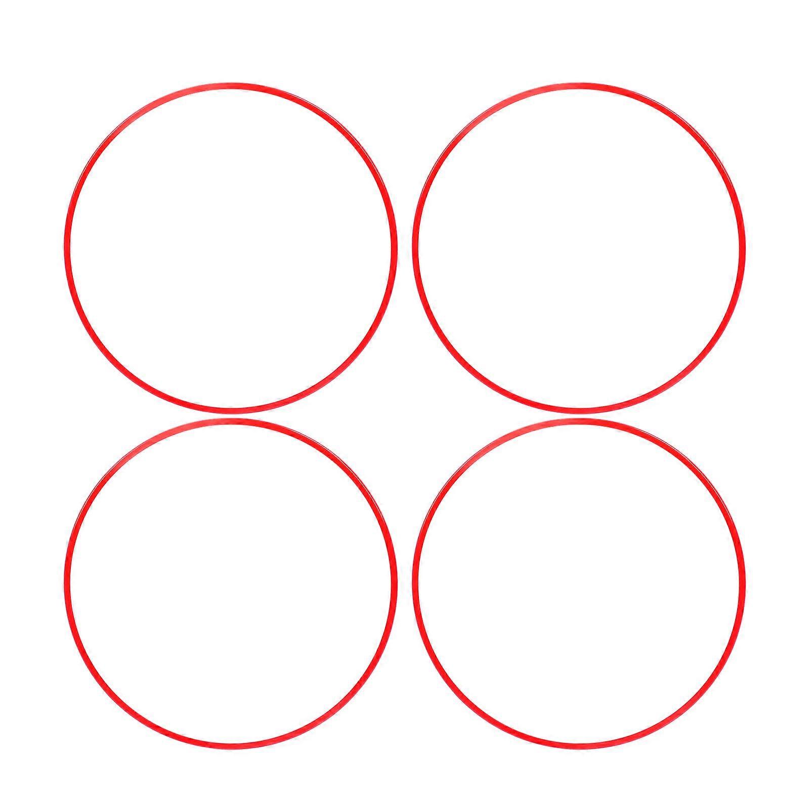 4pcs 20 Inch Wheel Rim Protectors Self Adhesive ABS Scratch Proof Wheel Rim Guard Red