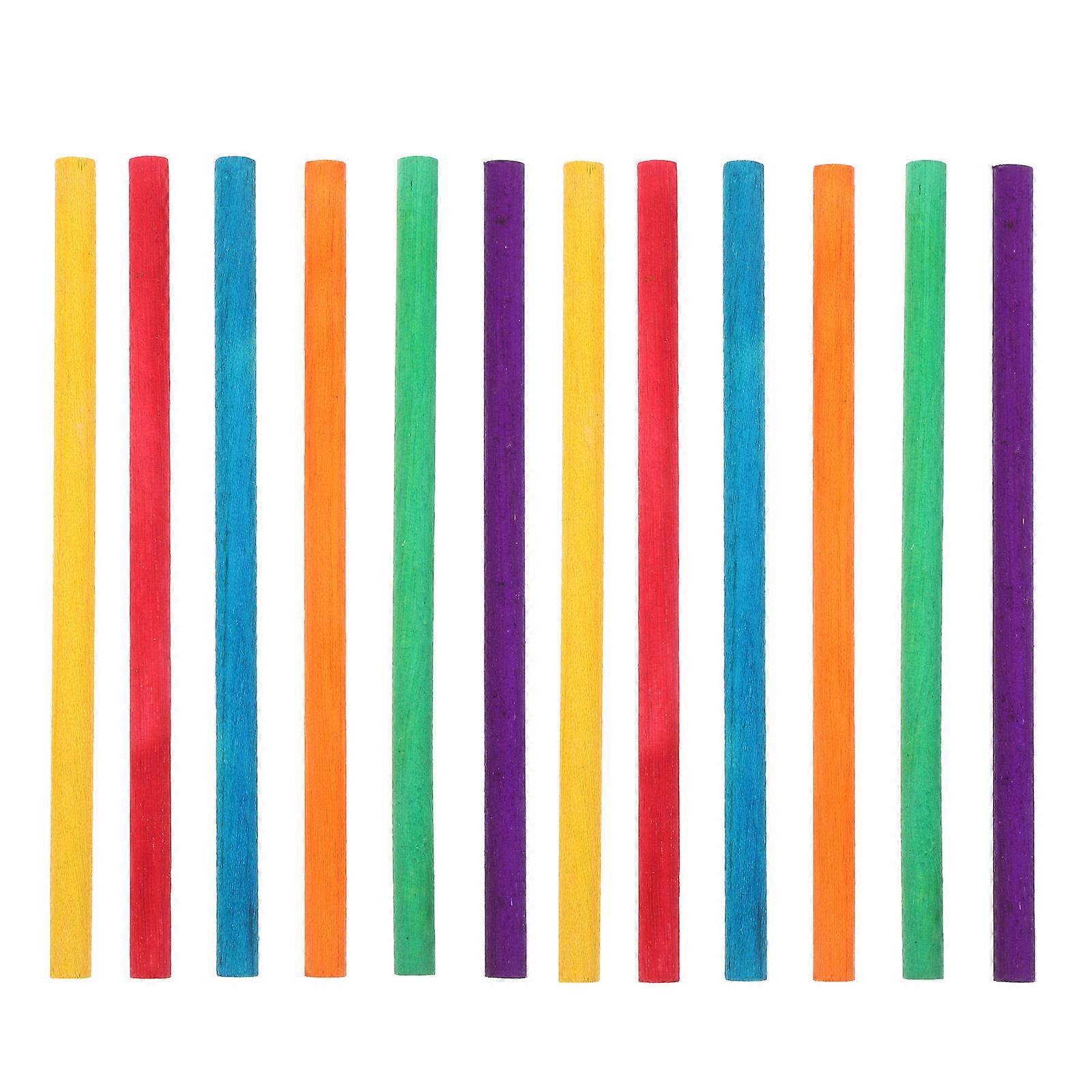 500pcs DIY Wooden Ice Cream Sticks for Popsicle Making – Reusable Craft Supplies for Art, Festivals, and Parties – Safe Craft Sticks for Adults