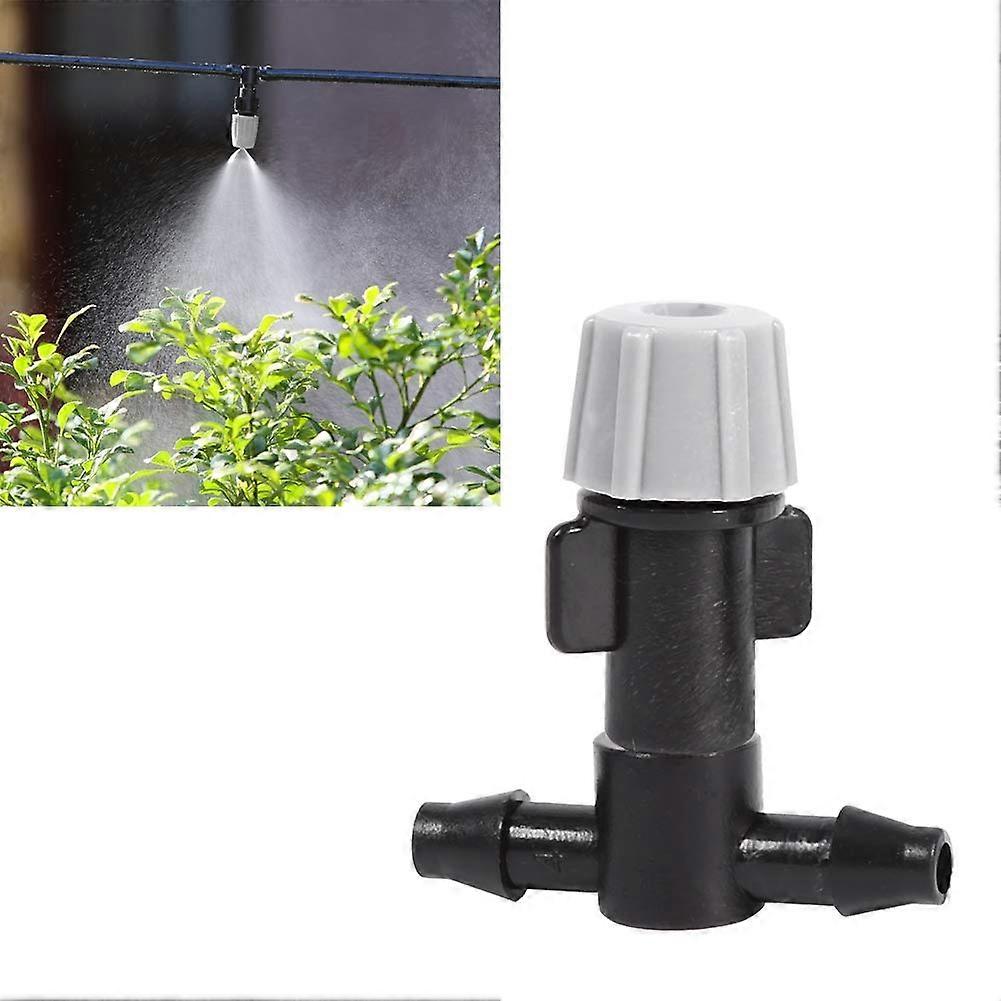 Sprinkler Heads Nozzles Sprinkler Heads 20 Pieces Mist Nozzles with T Connections for Home Garden Fogging Irrigation