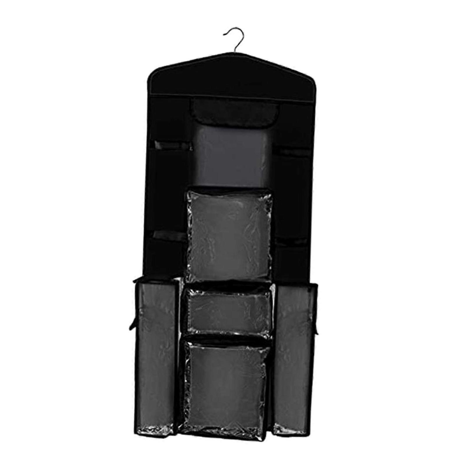 Hanging Double-Sided Gift Wrap Organizer, Wrapping Paper Storage with Multiple