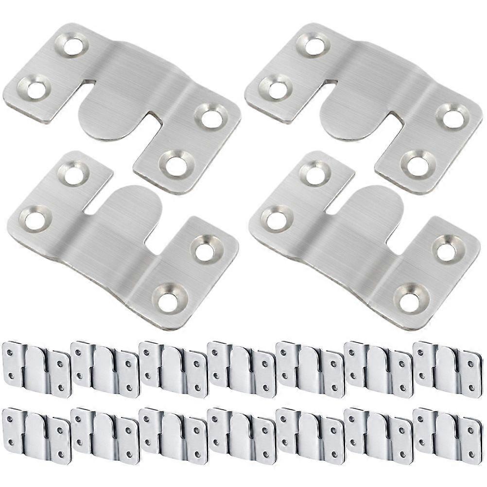 16 Pairs Heavy Duty Picture Hangers Interlocking Photo Frame Hooks Mounting Hooks