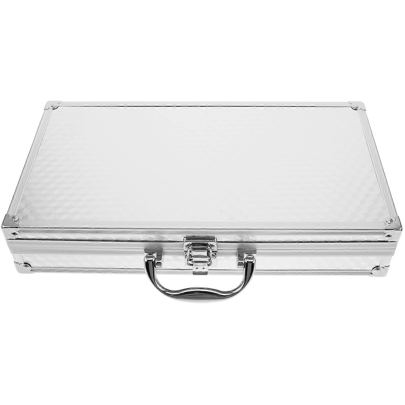 Shockproof Lightweight Alloy Microphone Storage Box for Wireless Mics – Portable Mic Carry Case for Singers and Travel