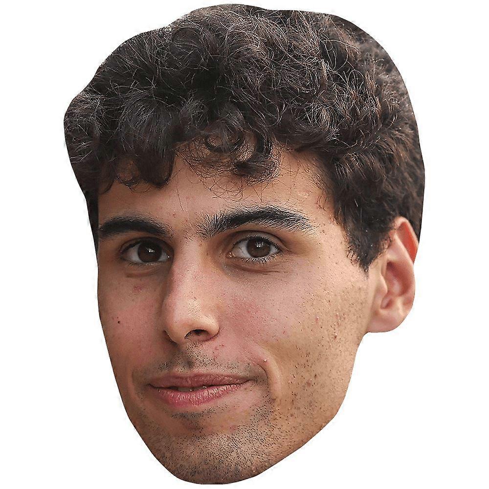 Gabriel Bortoleto (Curls) Celebrity Mask, Flat Card Face