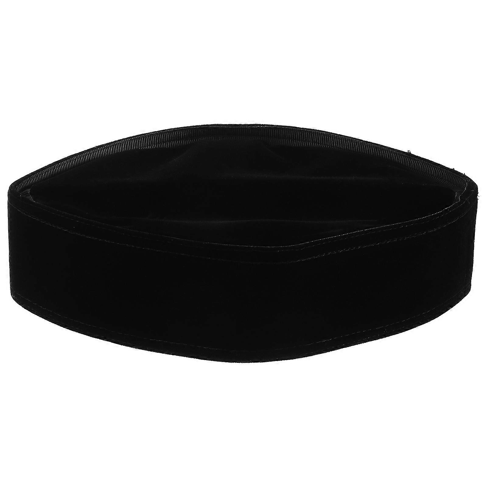 Casquettes islamiques en forme de bateau pour hommes Matériau en coton idéal pour le culte musulman et les prières quotidiennes 1Set