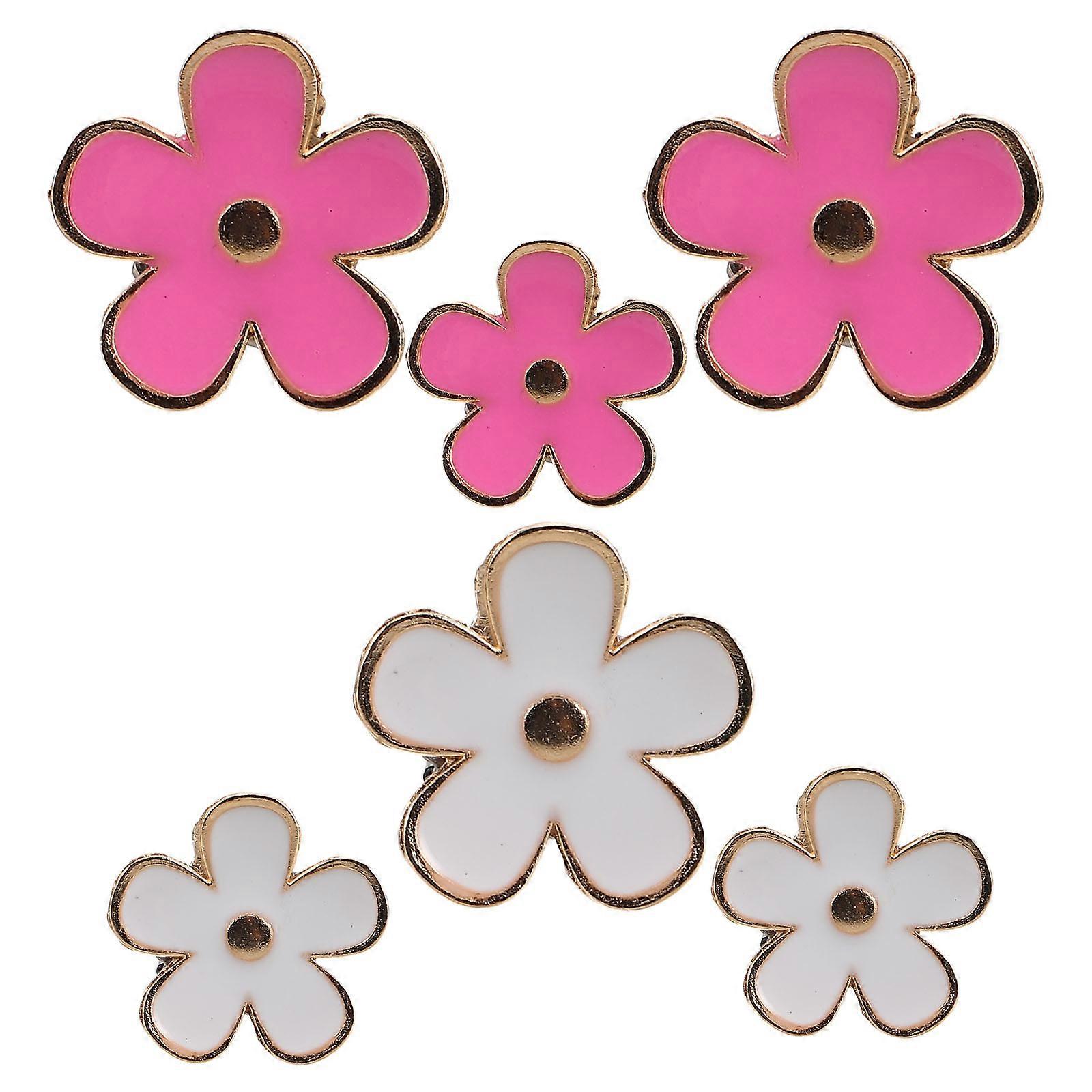 Cute Vent Clip Flower Air Freshener Aromatic Freshness Assorted Color 1Set