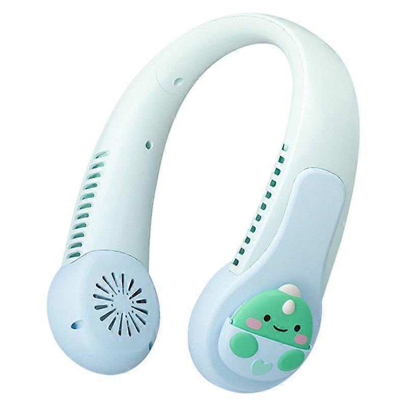 Portable fan, 3 gears to adjust the wind power, long-lasting battery life, super powerful wind power, Green