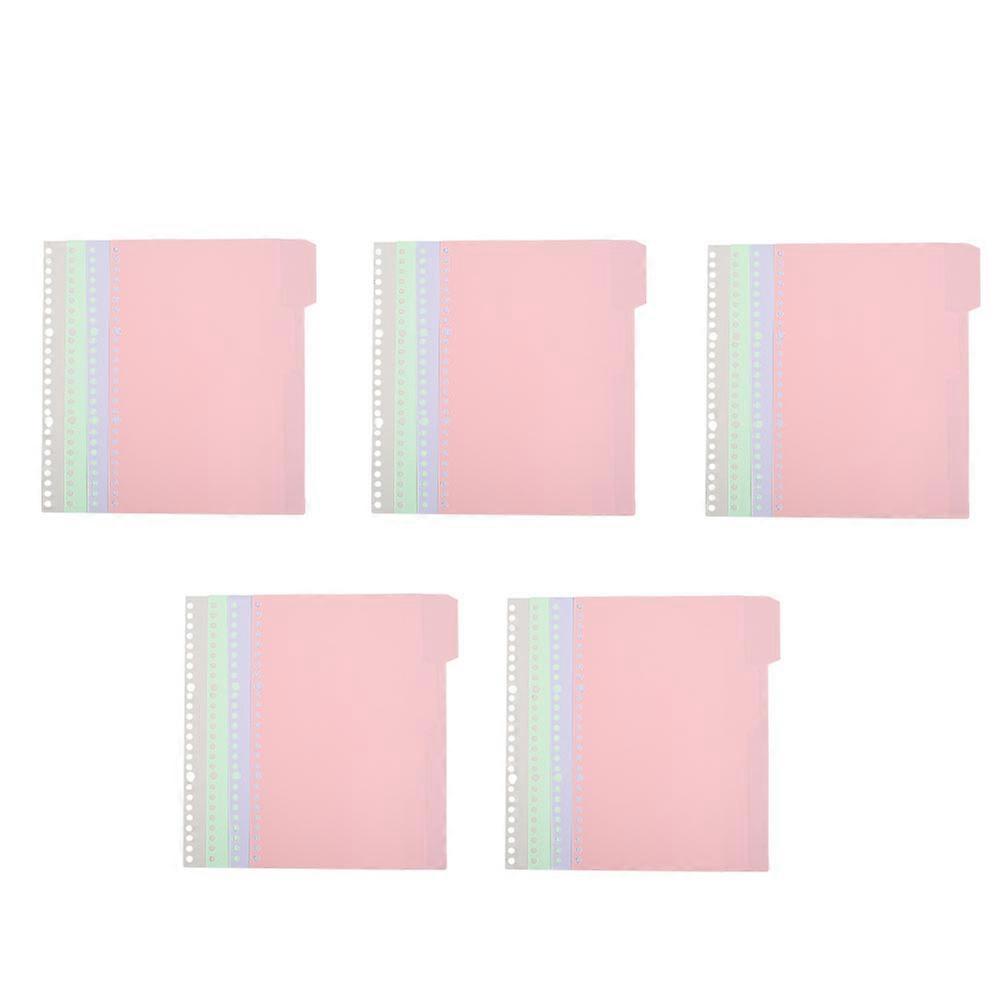 Convenient Index Dividers Replaceable Tab Dividers For Files Books Rectangular Shape Assorted Color 20Pcs