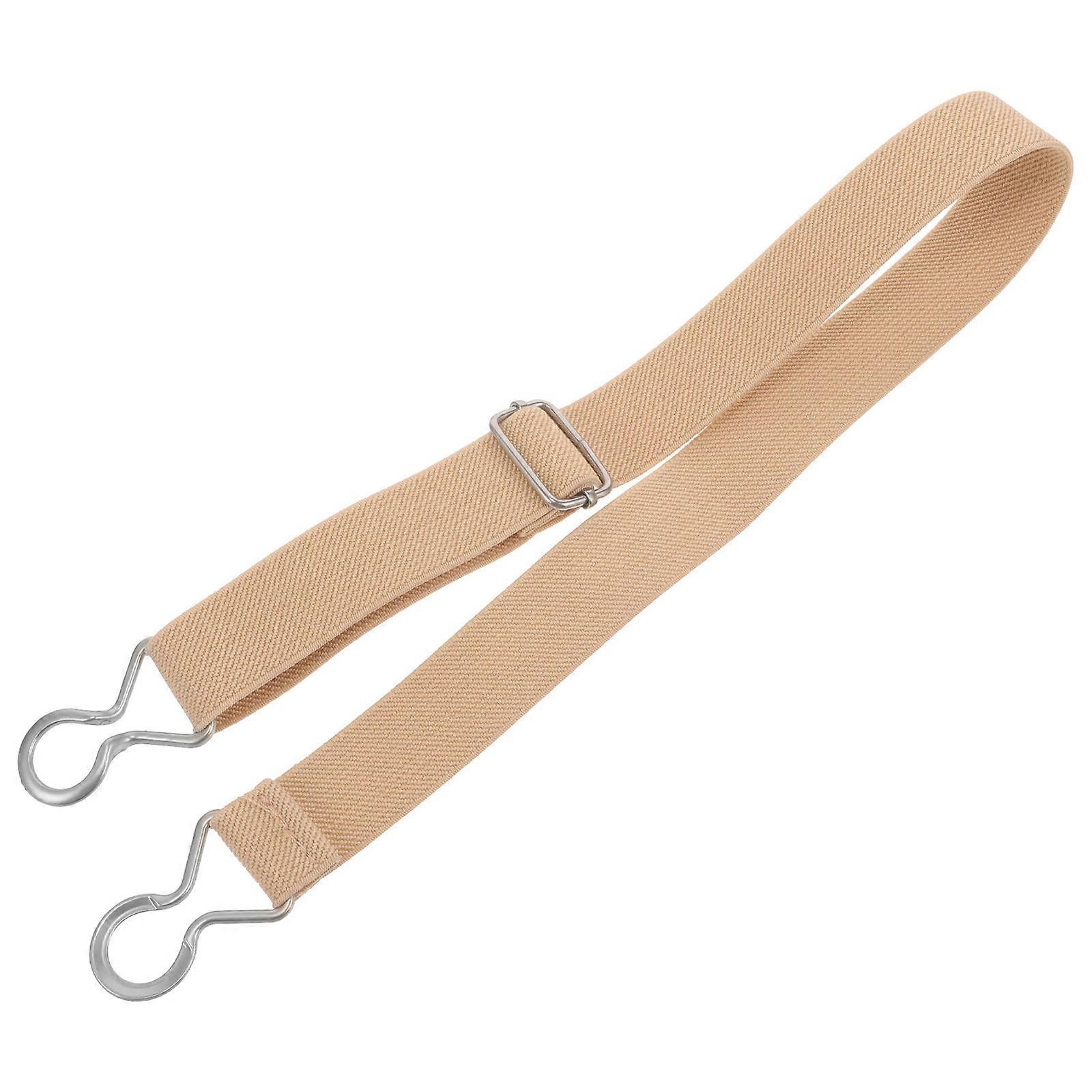 Elastic Waist Belt Kids Elastic Belts For Boys Daily Wear Simple Design Beige 1Pack