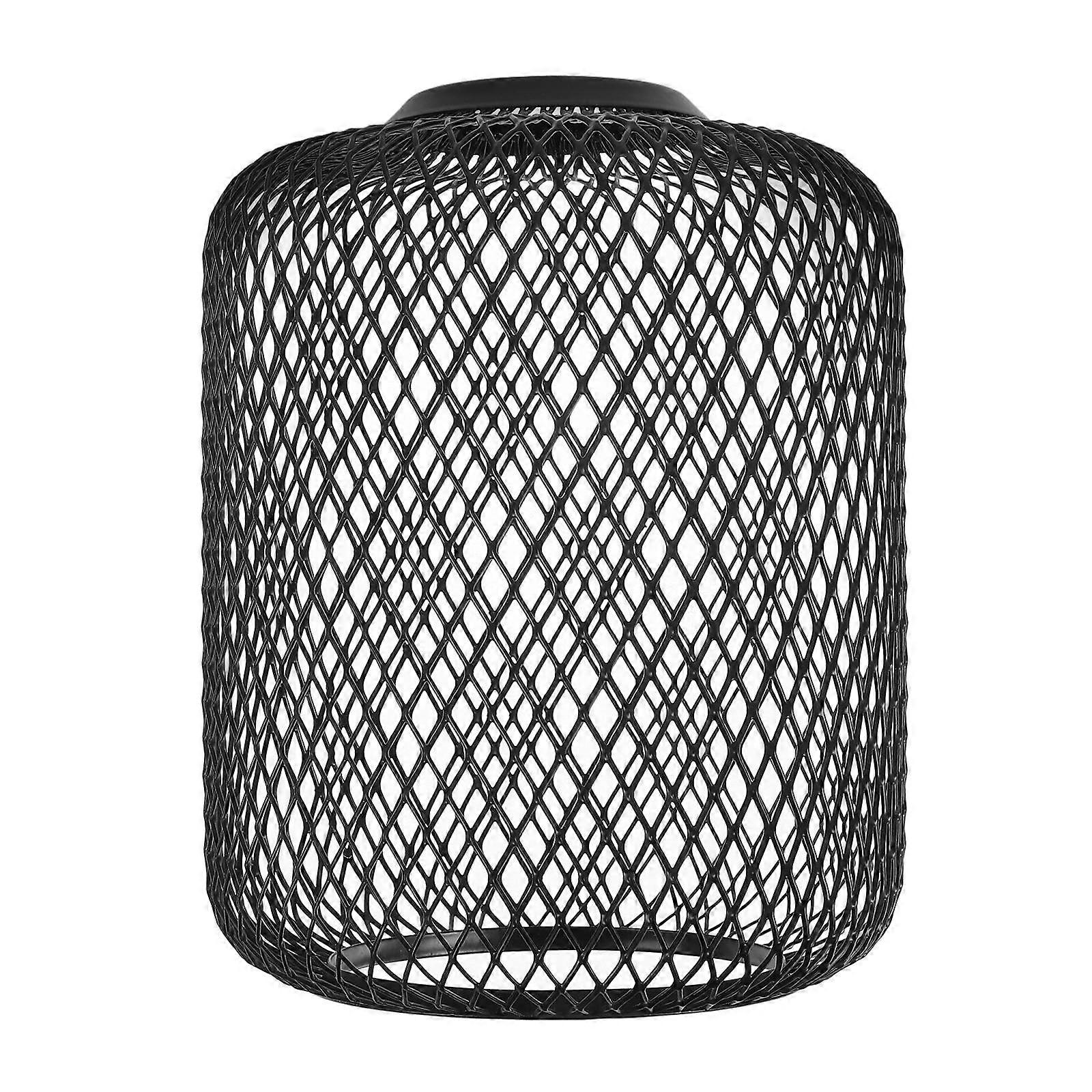 Table Lampshade Wire Lampshade Frame Round Black Spherical Shape Light Diffusion Protection 1Pcs