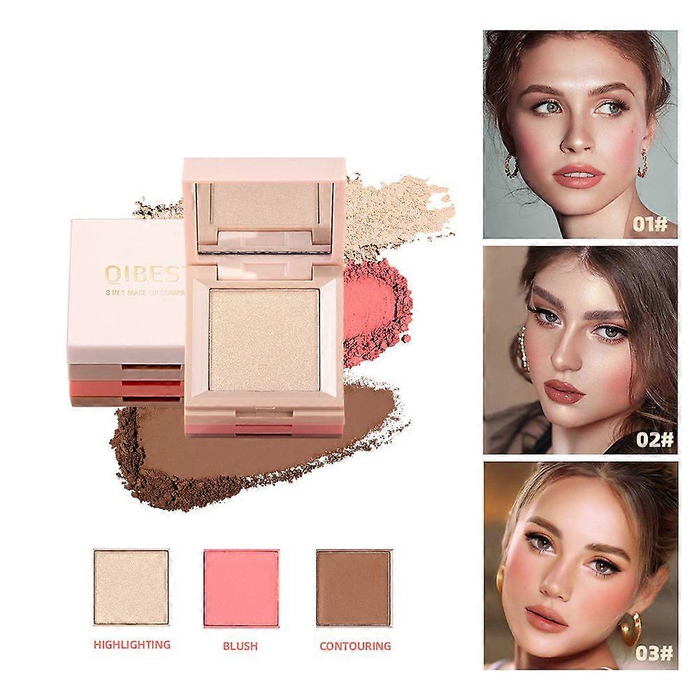 3 in 1 Face Makeup Box Enhance Temperament and Complexions Whitening Makeup Case for Daily Makeup