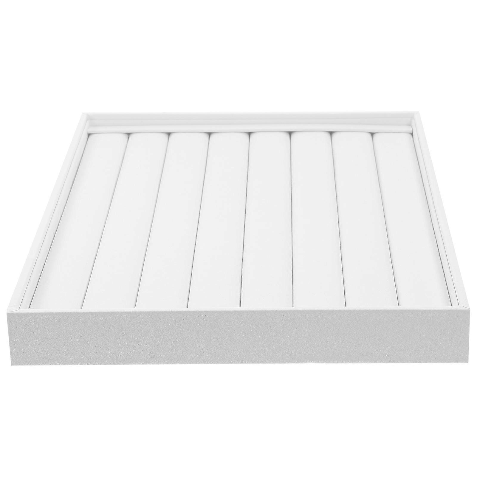 Ring Organizer For Jewelry Pu Leather Stackable Jewelry Tray Home Use Rectangular Storage 1Pack