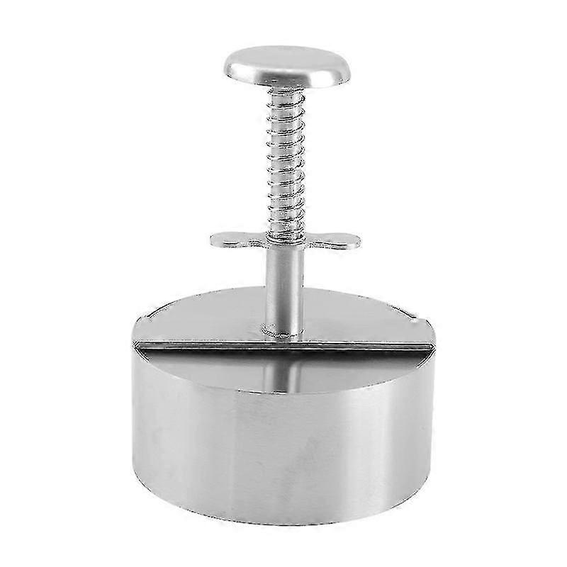 Stainless Steel Adjustable Hamburger Patty Maker for Beef & Veggies