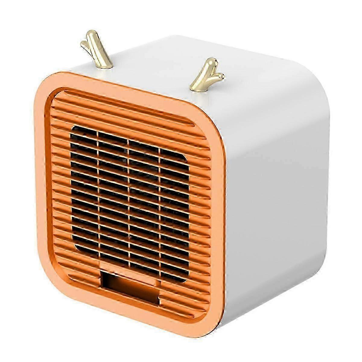 Portable Mini Air Conditioner, Air Cooler, Silent Operation, Desktop Air Conditioner for Office Outdoor Orange