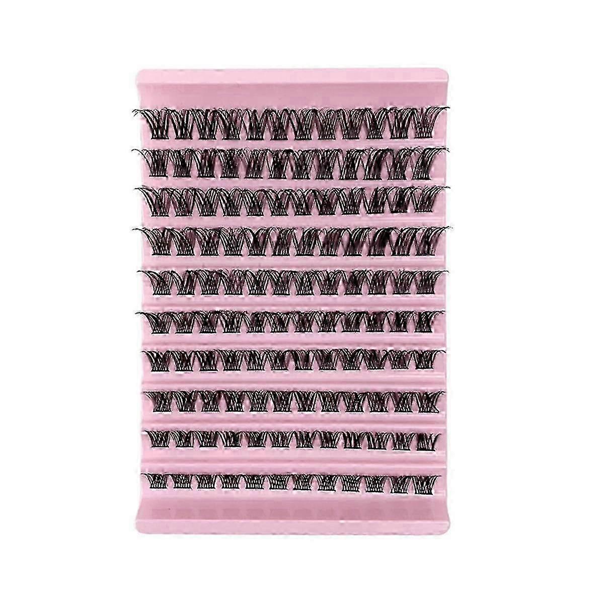 DIY Cluster Lashes Volume Natural Segmented Eyelashes Bundles for Individual Lash Extensions Compatible with Certain Brands
