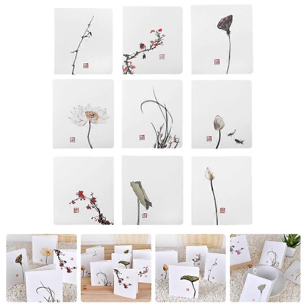 Retro Style Greeting Cards Assorted Color 18X11cm 45Pcs For Birthday And Valentine's Day