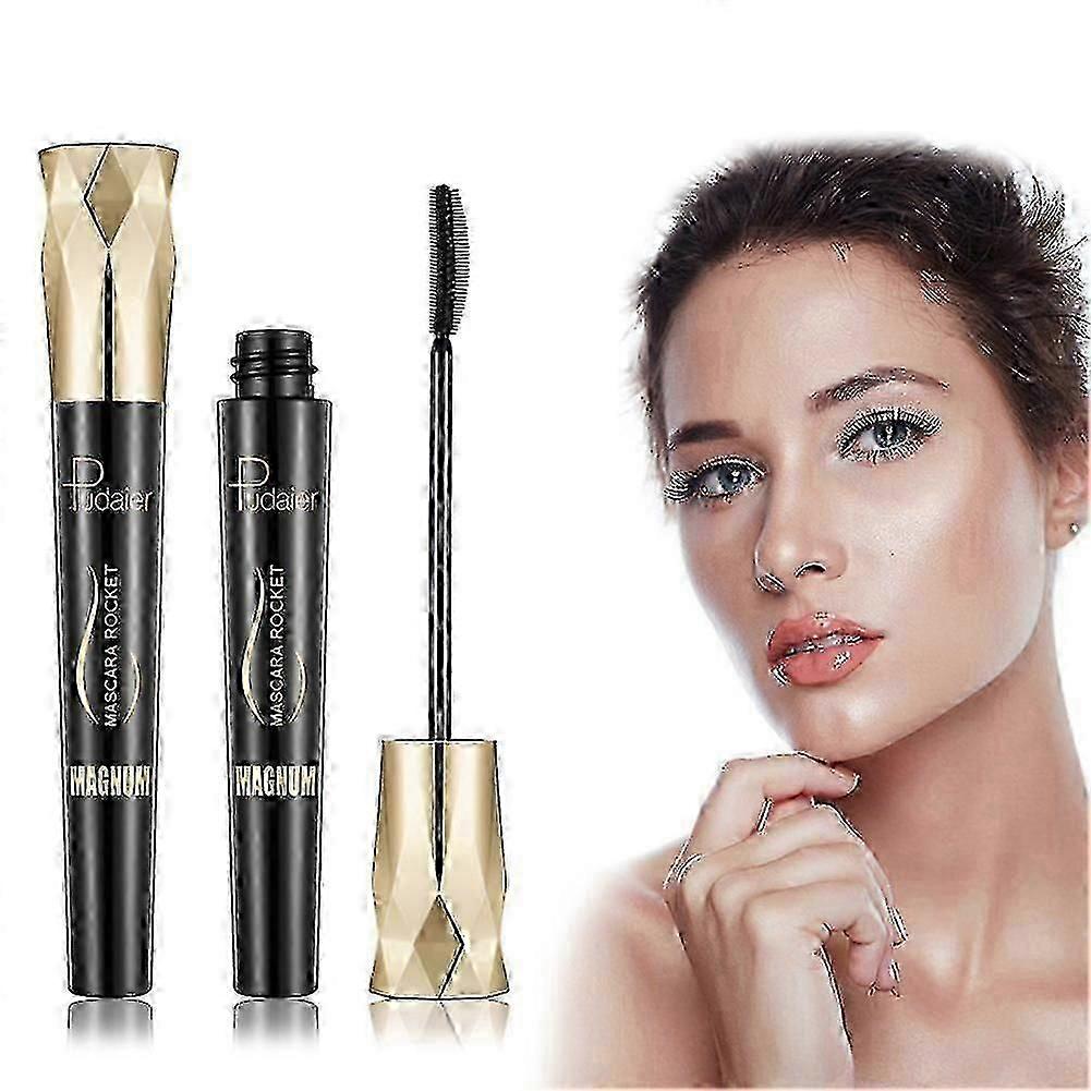 Mascara Cils 4D Fibre De Soie Noir Épais Longue Durée Extension Curling Imperméable