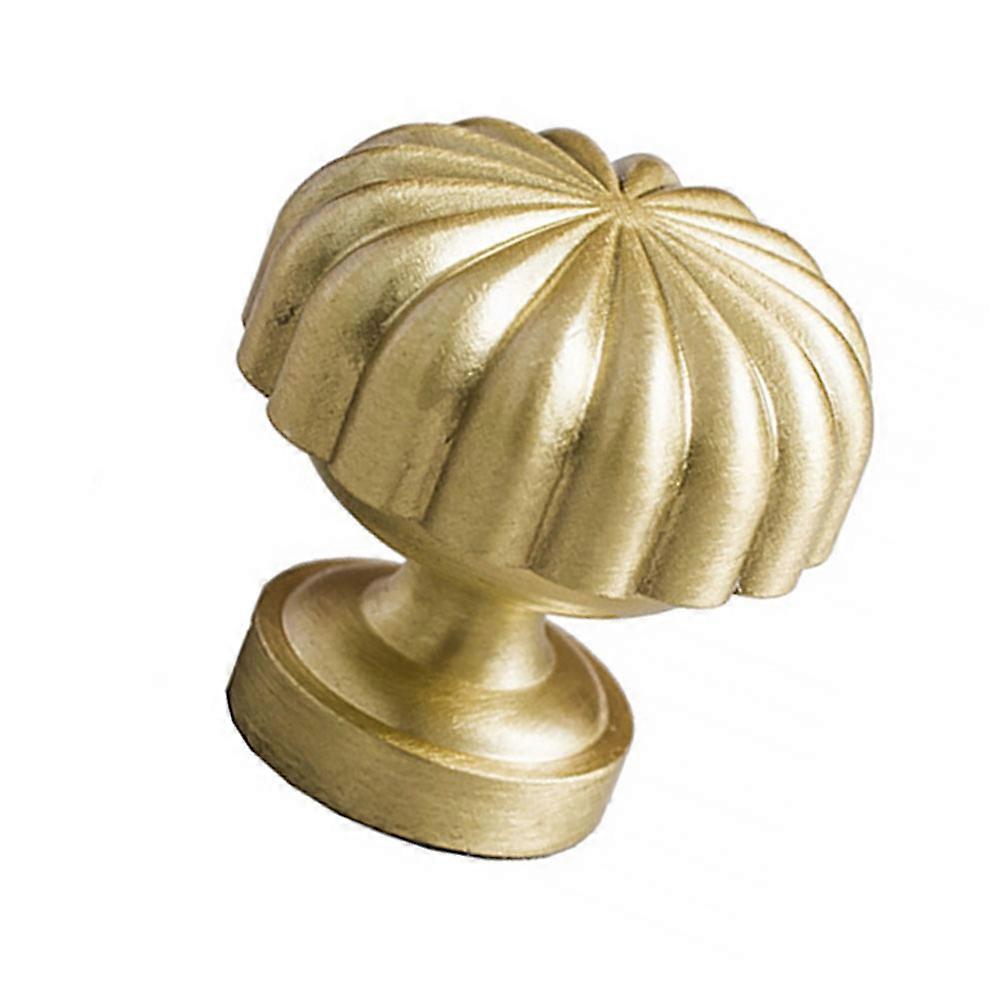 Retro Cabinet Door Handle Brass Drawer Knob For Golden 2.5X2.5CM Furniture Upgrade 1Pcs