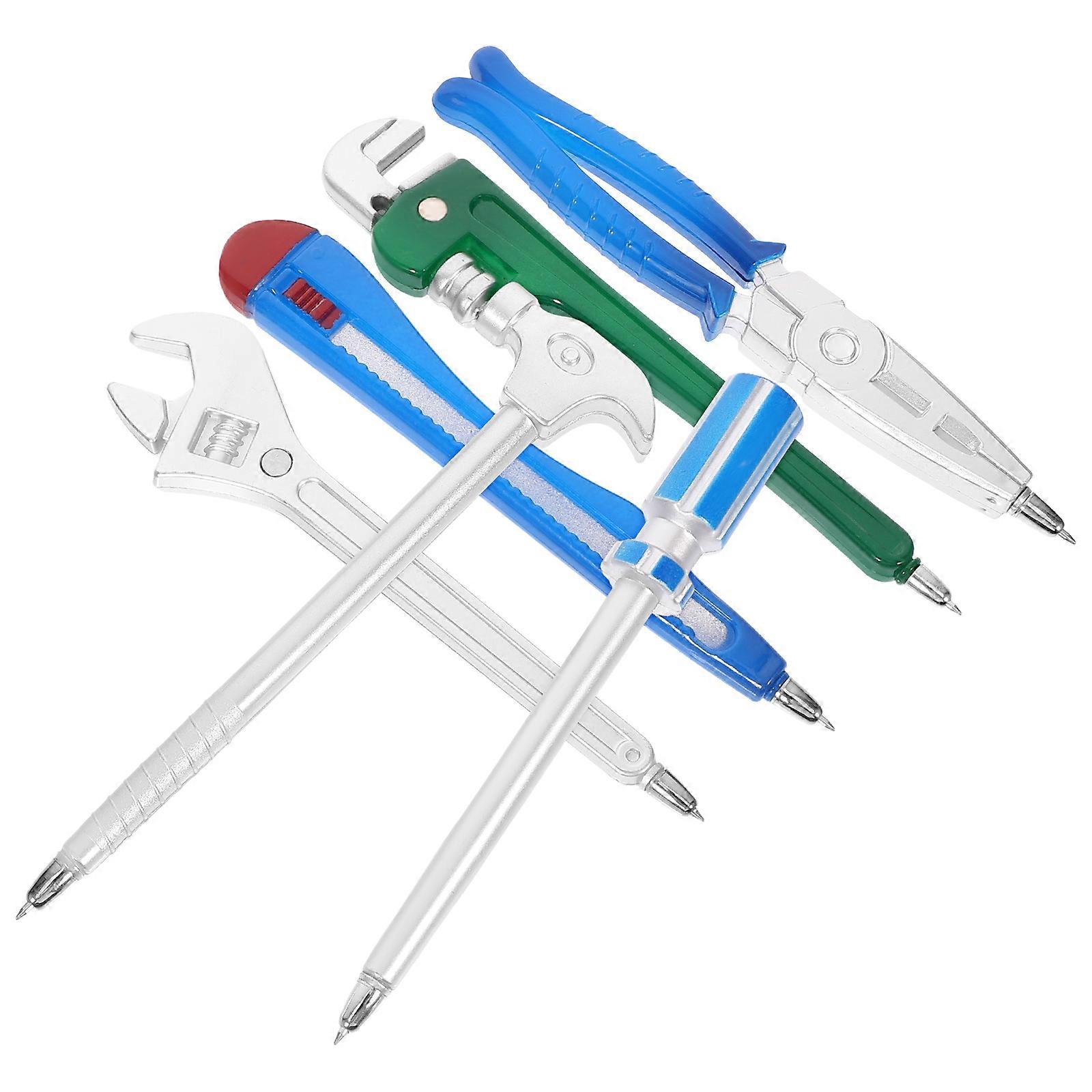 Pens Ballpoint Smooth Writing Pens Tool Shaped For Students Office Workers Home Users 6Pcs