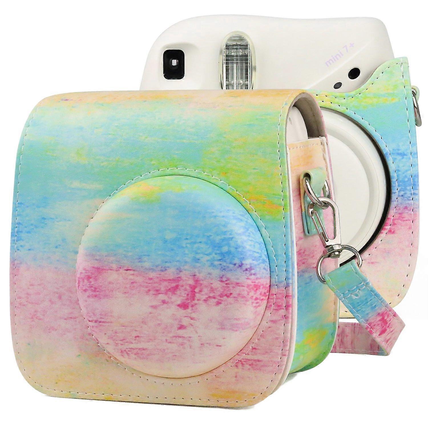 Full Body Leather Case Bag for FUJIFILM instax mini 7+