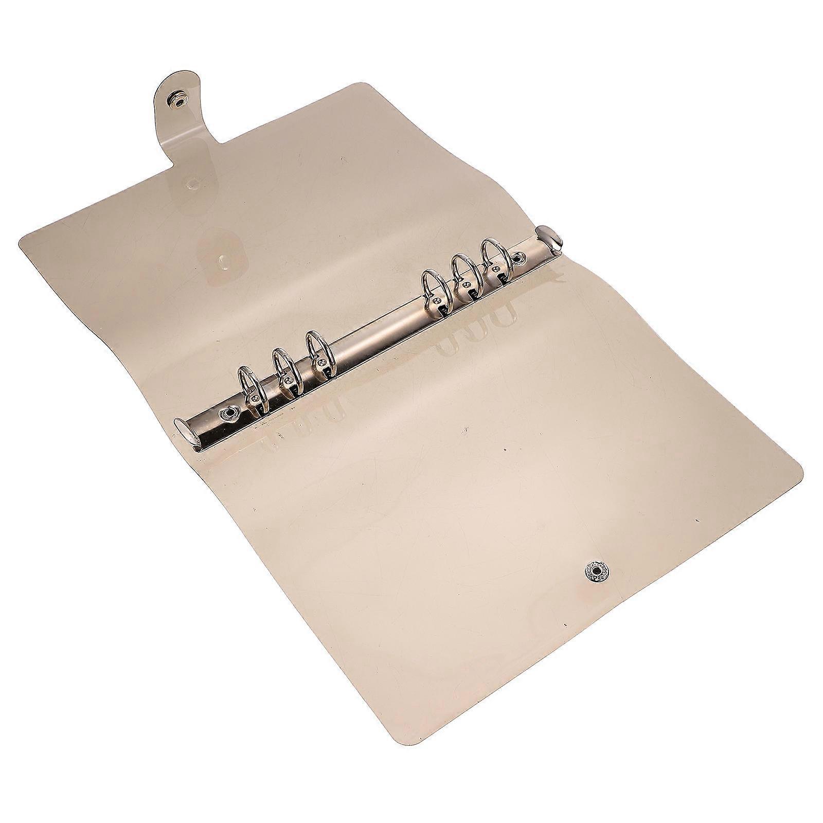 Notebook Protector Small Binder Home Use Black Color 23X18X3cm Loose-Leaf Replacement 1Pc