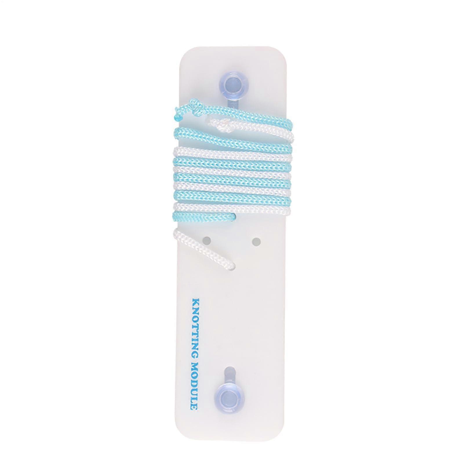 Practice Knot Board - Portable Beginner Knots Training Set, 7.87 x 1.97 Inches, Ideal for Survival, Medical, and Outdoor Use