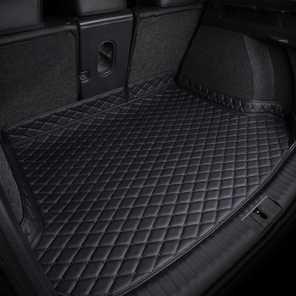 Car Boot Protector For X5 E53 1999-2006, With Raised Edges Waterproof Anti-scratch Guard Tray Trunk Protector Mat,black-red
