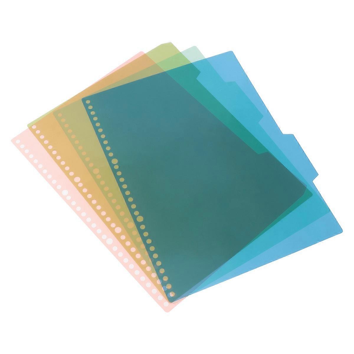 Tabbed Dividers Page Markers Tabs for Office Work Student Study Light Green Document Organization 20Pcs