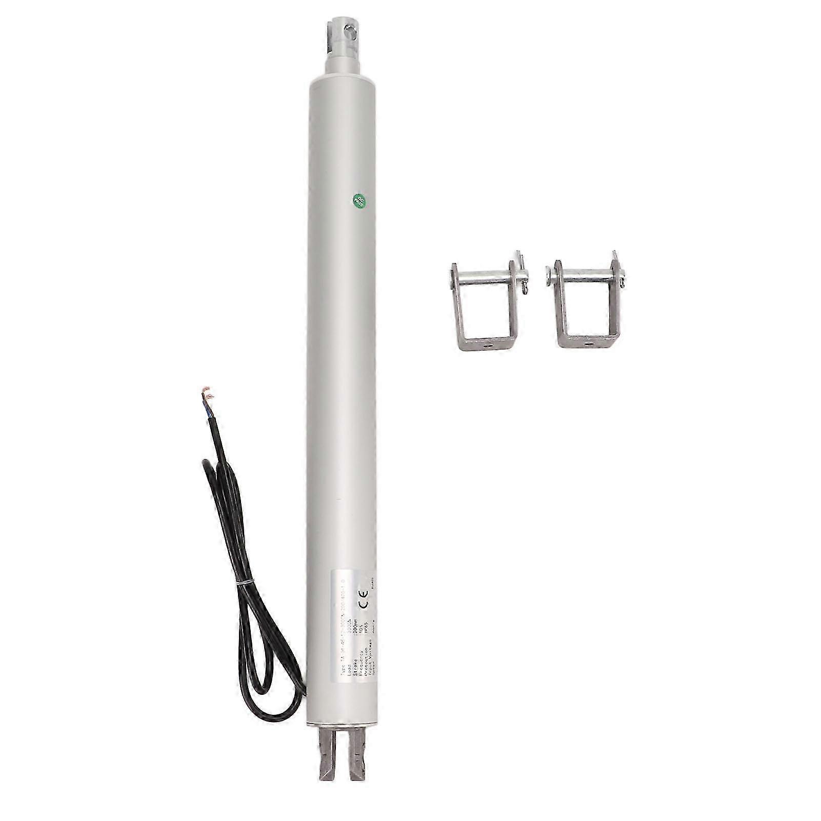 High Speed Linear Motion Electric Hydraulic Actuator with Bracket, 200mm Stroke, 12V