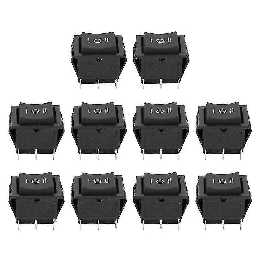 10Pcs 6 Pin Plastic Rocker Switches for Household Appliances