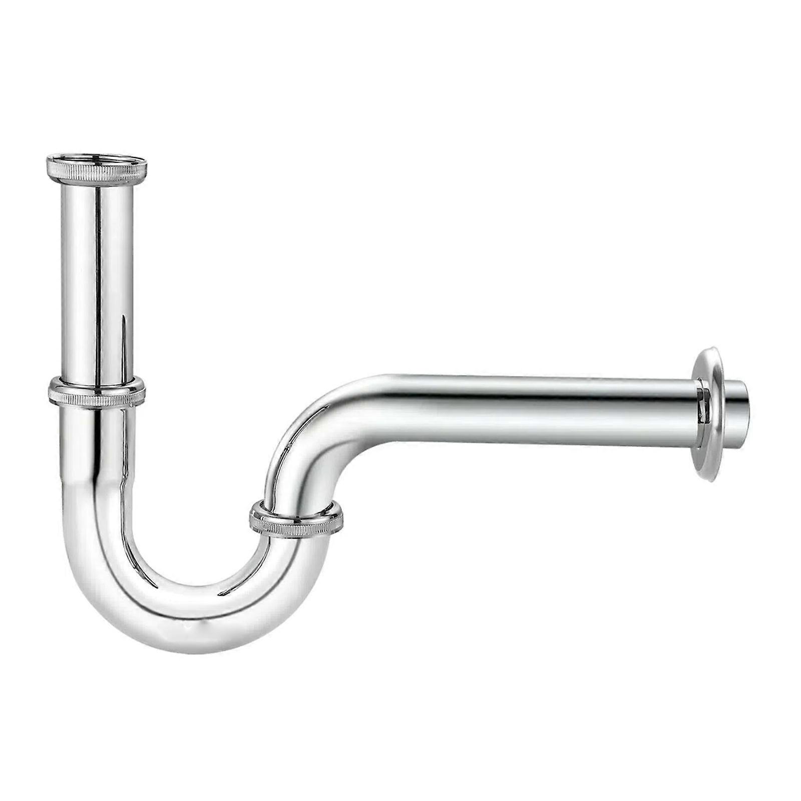 Practical Drain Assembly With Overflows Guard Universals Sink Siphon Set Convenient for Vanities Adjustable Designs