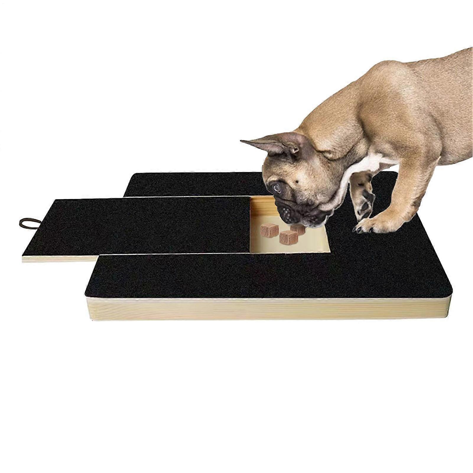 Dog Nail File Board Extendable Pet Nail Grinder with BuiltIn Box, AntiSlip Base