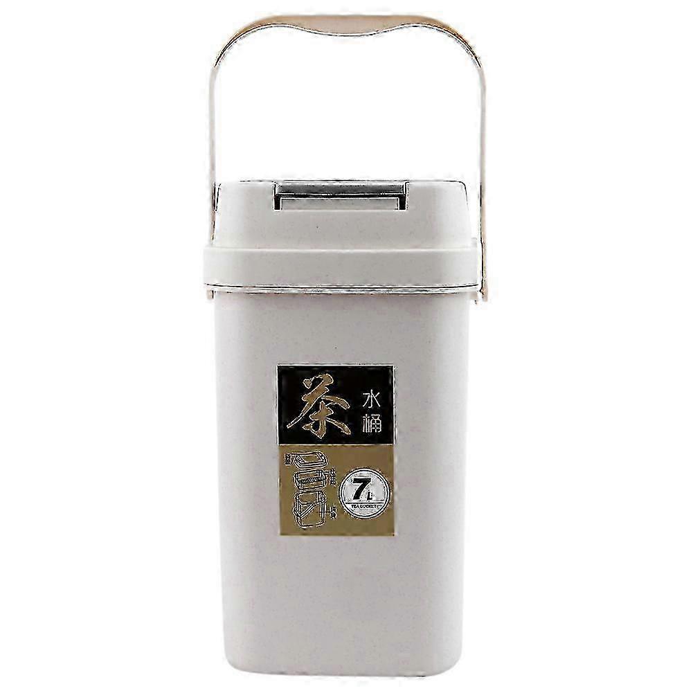 Portable Tea Waste Filter Bucket with Drainage Feature