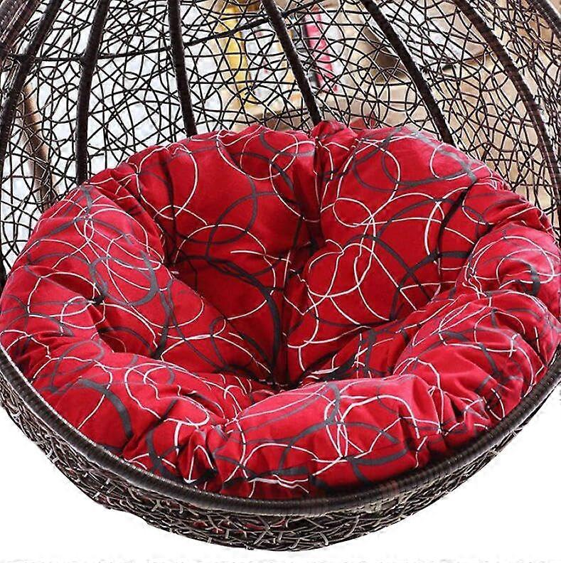 Rattan swing chair for outdoor, garden, wicker eggshaped hanging chair with cushion