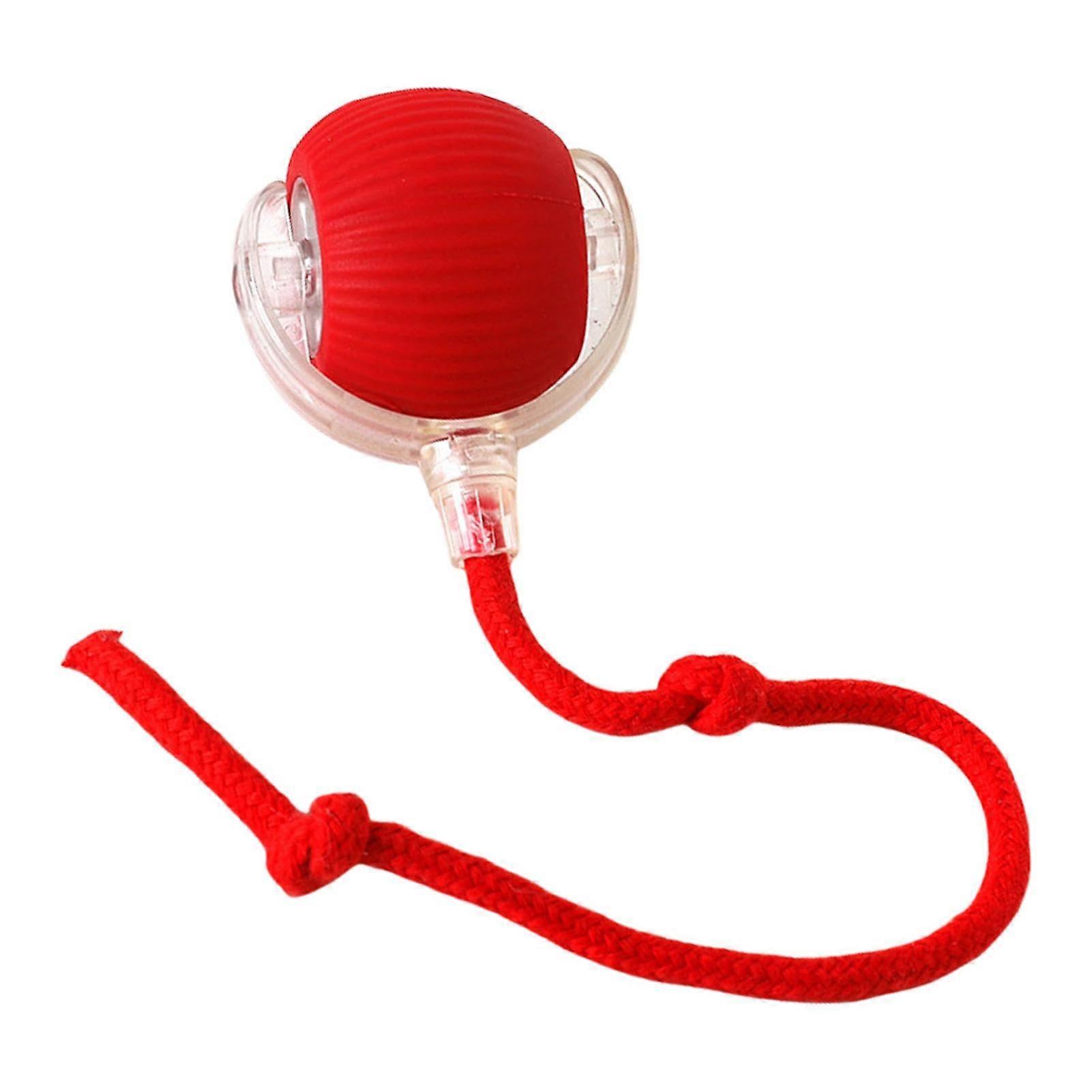 Interactive Toy for Cats, Electric Automatic Cat Toy For Domestic Cats, Irregular Moving Cat Ball Toy Red