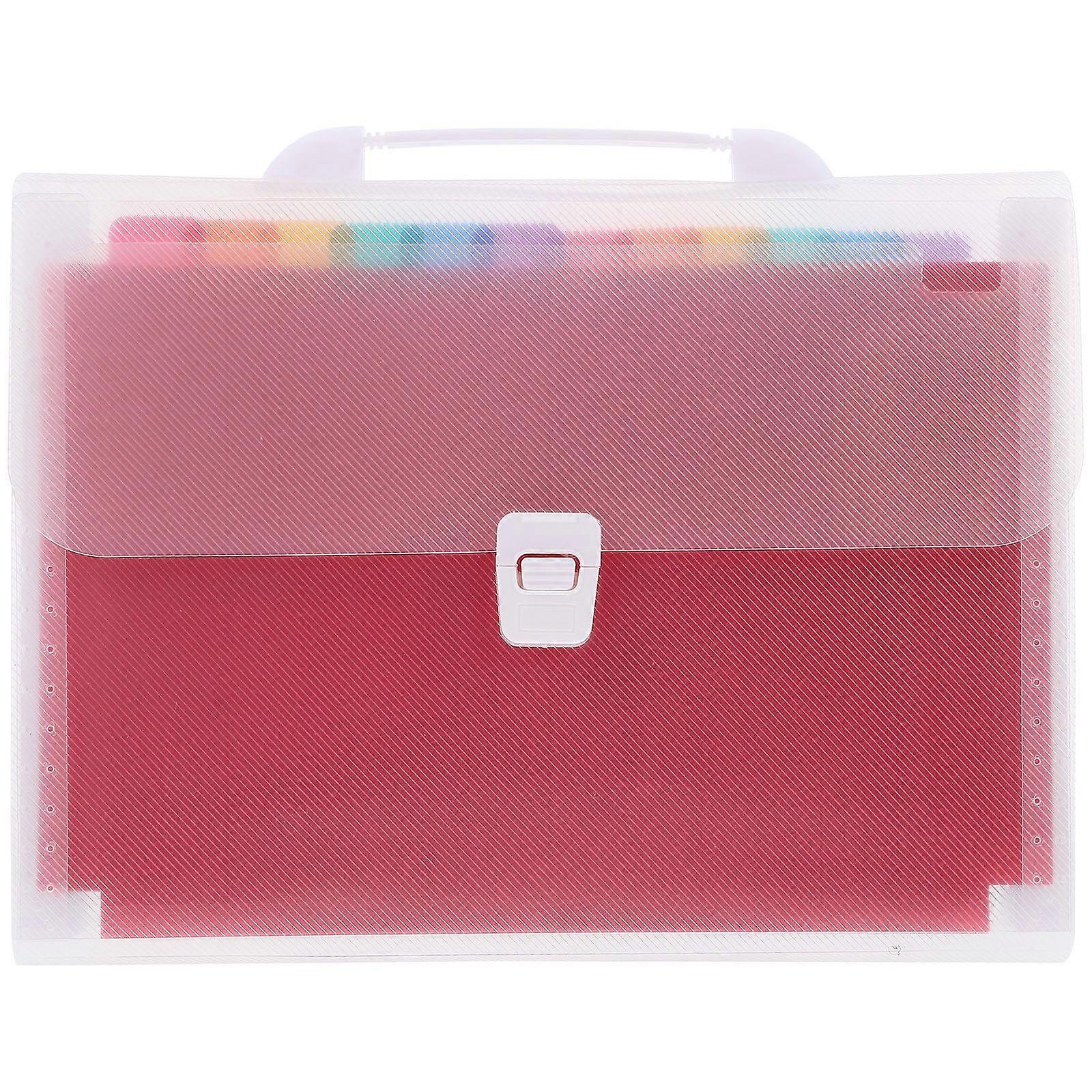 Document Organizer Folder Paperwork Organizer Adults Construction Transparent 1Pack